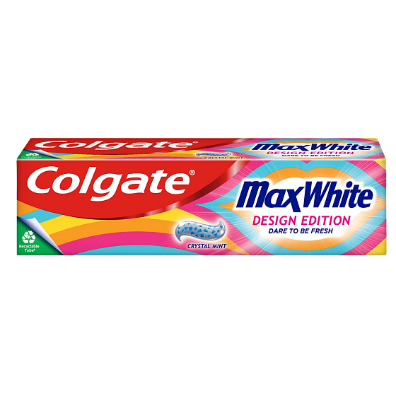 Colgate Max White Design Edition Whitening-Zahnpasta 75 ml