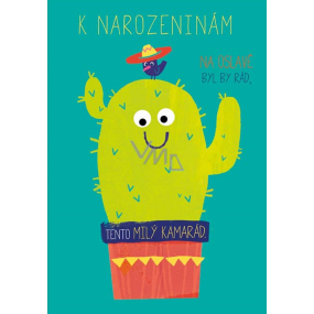 Ditipo Playing Birthday Card Er hätte es geliebt, zu feiern... Jiří Korn Haariger Kaktus 224 x 157 mm Ditipo Playing Birthday Card Er hätte es geliebt, zu feiern... Jiří Korn Haariger Kaktus 224 x 157 mm