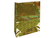 Nekupto Geschenkpapier Tasche Hologramm 33 x 46 cm Gold