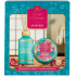 Tesori d Oriente Ayurveda Aroma Diffusor mit Stäbchen für die allmähliche Freisetzung von Duft 250 ml + Duftkerze in Zinn-Box 109 g, Geschenk-Set für Frauen
