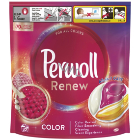 Perwoll Renew Color Caps Kapseln zum Waschen von Buntwäsche 32 Dosen