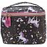 Diva & Nice Unicorn Schwarzer Kosmetikkoffer 20 x 13 x 13 cm