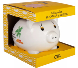 Albi Piggy mit Hammer Schatzkiste Damit Reiseträume wahr werden 14 cm