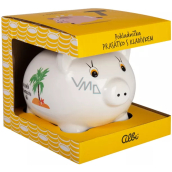 Albi Piggy mit Hammer Schatzkiste Damit Reiseträume wahr werden 14 cm