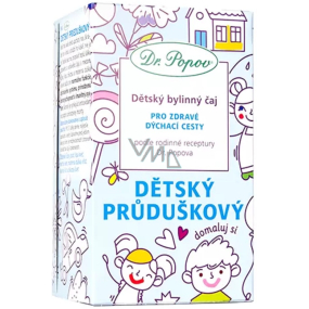 Dr. Popov Bronchial-Kräutertee für gesunde Atemwege 20 x 1,5 g
