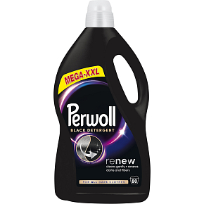 Perwoll Waschgel Renew Black für Schwarz und Dunkel, 80 Waschgänge, 4000 ml