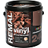 REMAL Vinyl Color mat waschbare Farbe für Wände, 240 schokoladenbraun, 3,2 kg
