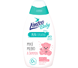 Linteo Baby Waschmilch und Shampoo Gentle Cleansing, 425 ml