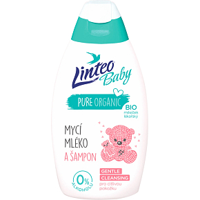 Linteo Baby Waschmilch und Shampoo Gentle Cleansing, 425 ml