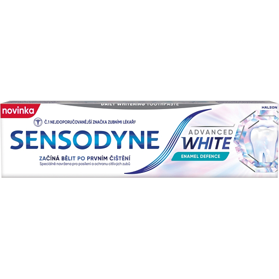 Sensodyne Advanced White Enamel Defence Zahnpasta für empfindliche Zähne, 75 ml