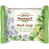 Green Pharmacy Handseife mit Olivenöl Verbena & Lime, 100 g