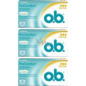 o.b. ProComfort Normal Tampons 3 x 16 Stück