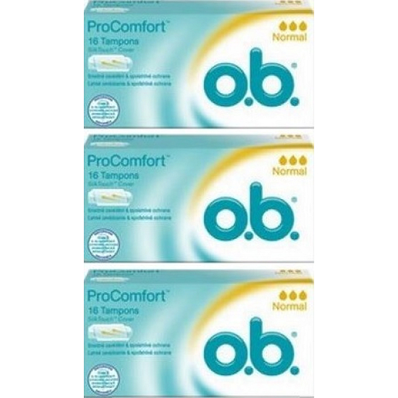 o.b. ProComfort Normal Tampons 3 x 16 Stück