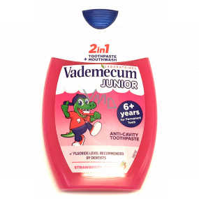 Vademecum Junior Strawberry 2in1 Zahnpasta und Mundwasser in einem 75 ml
