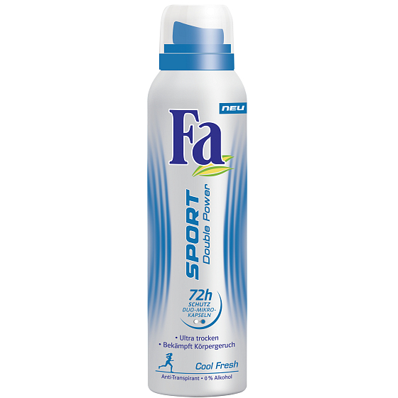 Fa Sport Double Power Cool Frische Antitranspitant Deodorant Spray für Frauen 150 ml