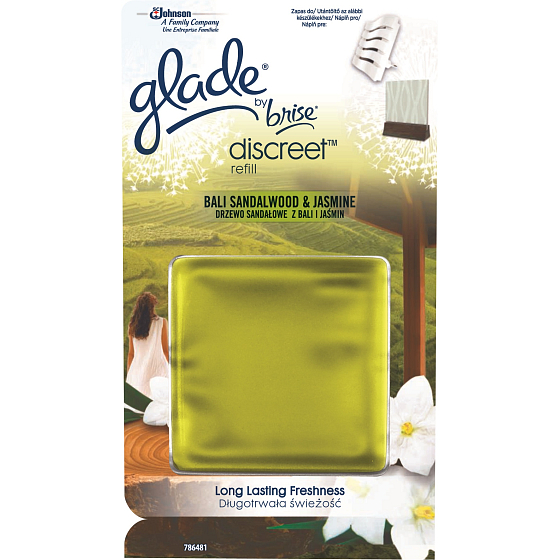Glade Discreet Bali Sandelholz & Jasmin Lufterfrischer Nachfüllung 8 g
