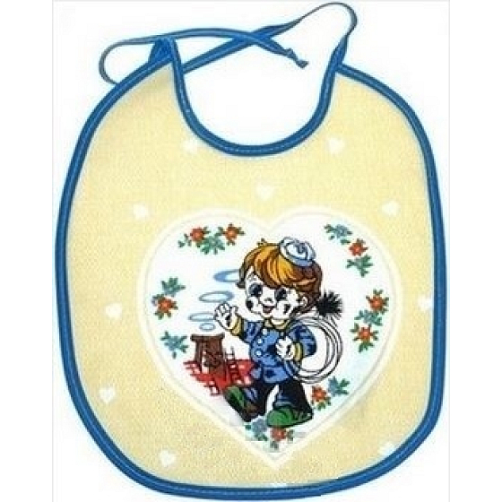 Baby Farlin Cotton Lätzchen mit einem Bild von verschiedenen Motiven und Farben 1 Stück