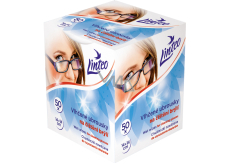 Linteo Satin Brillenreinigungstücher feucht 14 x 14 cm 1 + 1 Stück