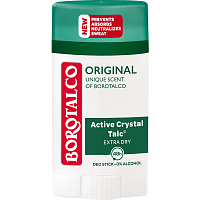 Borotalco Original fester Deodorant ohne Alkohol, 40 ml