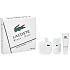 Lacoste Eau de Lacoste L.12.12 Blanc Eau de Toilette für Männer 100 ml + Deo-Stick 75 ml + Duschgel 50 ml, Geschenkset