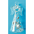 Glas Engel stehend 9 cm