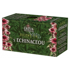 Grešík Grüner Tee mit Echinacea mit antioxidativer Wirkung 20 x 1,5 g