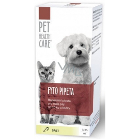 Pet Health Care Phytopipette Repellent Pipettenhund, Katze bis 10 kg 1 x 15 ml