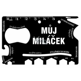 Albi Multi-Tool für Brieftasche Mein Schatz 8,5 cm x 5,3 cm x 0,2 cm