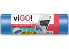 viGO! Müllsäcke, versenkbar, 13 µ, 60 Liter 60 x 70 cm 13 µ 10 Stück