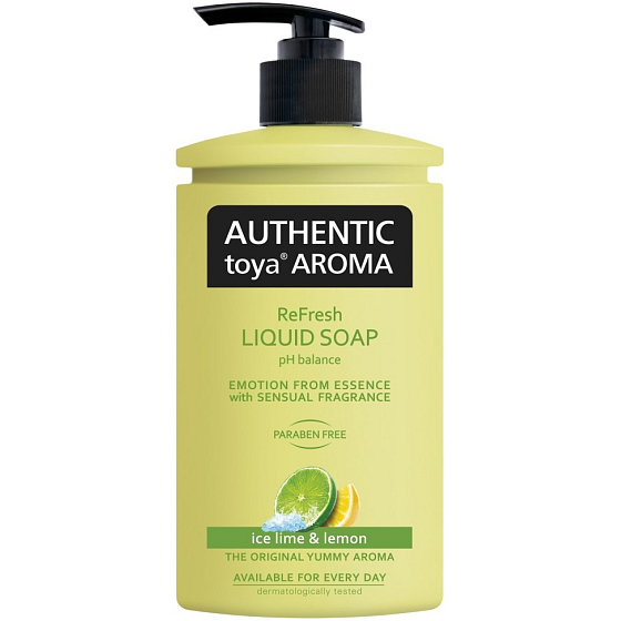 Authentic Toya Aroma Ice Lime & Lemon Flüssigseife Spender 400 ml