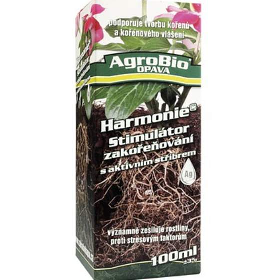 AgroBio Harmonie Wurzelstimulator mit aktivem Silber, stärkt Pflanzen und unterstützt die Wurzelbildung 100 ml