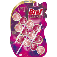 Bref De Luxe Delicate Magnolia fester Toilettenblock für hygienische Sauberkeit und Frische Ihrer Toilette 3 x 50 g