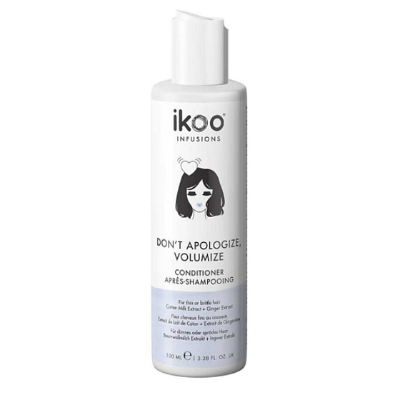 Ikoo Don´t Apologize volumize Conditioner feines Haar, gespaltene Haarspitzen, Haarvolumenvergrößerung 100ml