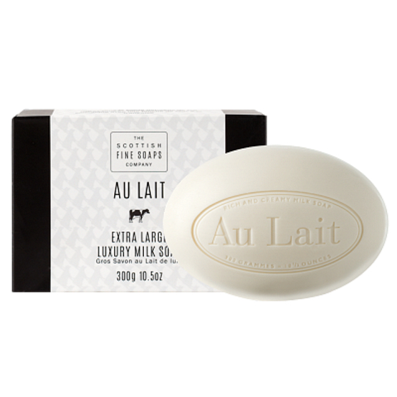 Schottische feine Seifen Au Lait feste Toilettenseife 300 g