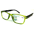 Berkeley Lesebrille +2.0 Kunststoff transparent grün, schwarze Seiten 1 Stück MC2166
