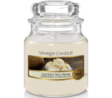 Yankee Candle Coconut Rice Cream - Creme mit Kokosnussreis-Duftkerze Klassisches kleines Glas 104 g
