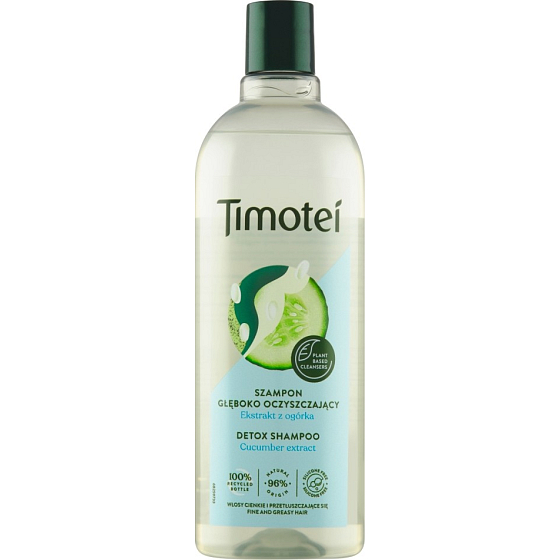 Timotei Fresh Cucumber Shampoo für feines und fettiges Haar 400 ml