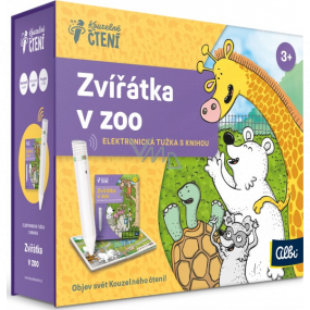 Albi Magic Reading Elektronischer Bleistift 2.0 + interaktives Hörbuch "Tiere im Zoo", ab 3 Jahren