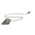 Labradorit Pendel Naturstein 2,5 cm + 18 cm Kette mit Perle, Stein der Wandlung