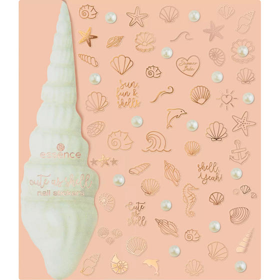 Essence Niedlich wie Muschel-Nagelsticker 01 Shell, Yeah! 65 Stück