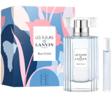 Lanvin Les Fleurs Blue Orchid Eau de Toilette 50 ml + Eau de Toilette Miniatur 7,5 ml, Geschenkset für Frauen