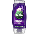 Radox Relaxation Lavendel und Seerose weißes Duschgel 225 ml