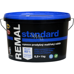 REMAL Standard hochdiffusionsfähige Wandfarbe, 6,5+1 kg