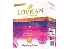 Lovran Universal & White Aprile Fresco prací prášek na bílé prádlo 50 dávek 2,5 kg