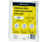 Spokar Profi Abdeckfolie zum Malen, 12 µ, 20 m², 4 × 5 m