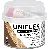 Uniflex PES-TMEL Holz, Holzspachtel, weiß, 200 g