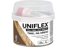 Uniflex PES-TMEL Holz, Holzspachtel, weiß, 200 g