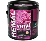 REMAL Vinyl Color mat waschbare Farbe für Wände, 340 fliederlila, 3,2 kg