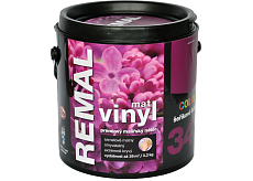 REMAL Vinyl Color mat waschbare Farbe für Wände, 340 fliederlila, 3,2 kg