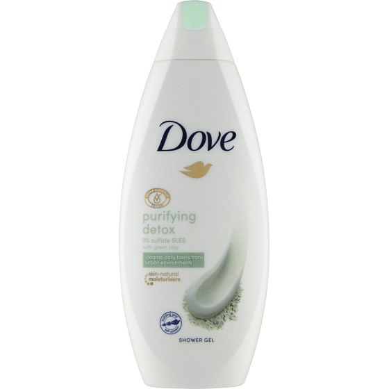 Dove Duschgel Purifying Detox, 250 ml